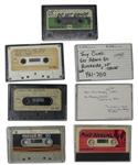 Lot of 7 Cassette Tapes, Mostly Interviews From the 1970s With One From the Mike Douglas Show, One Labeled Curly Moe Voices / Stooge Comedy (Sound), Moe Giving a Speech in Boston -- Very Good